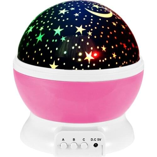 Starry sky light projector romantic starry dream rotating childrens bedroom charging night light birthday Christmas gift