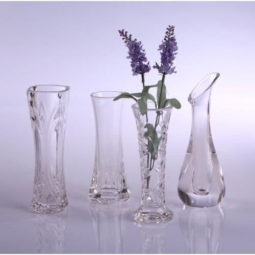Transparent Plastic Vase Living Room Decoration Ornaments Modern Origami Plastic Vases For Flower Arrangements Home Decoration