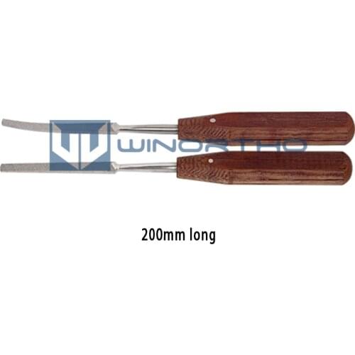 Rectangular Sulcoplasty Instruments Bone Rasp 200mm long 5mm width orthopedic instruments veterinary animal pet
