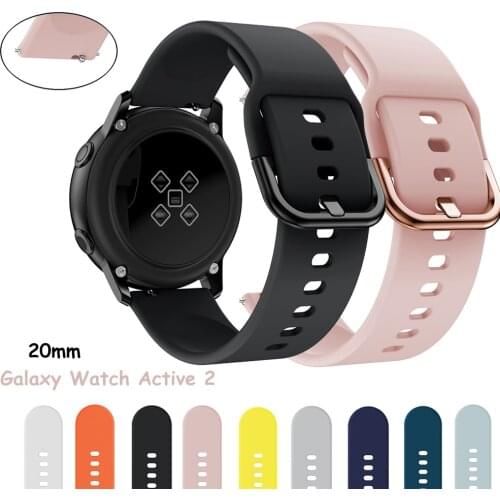 20mm 22mm watch Strap For Samsung Galaxy watch active 2/46mm/42mm/Gear s3 watchband huawei watch gt 2 amazfit bip/gtr 47mm strap