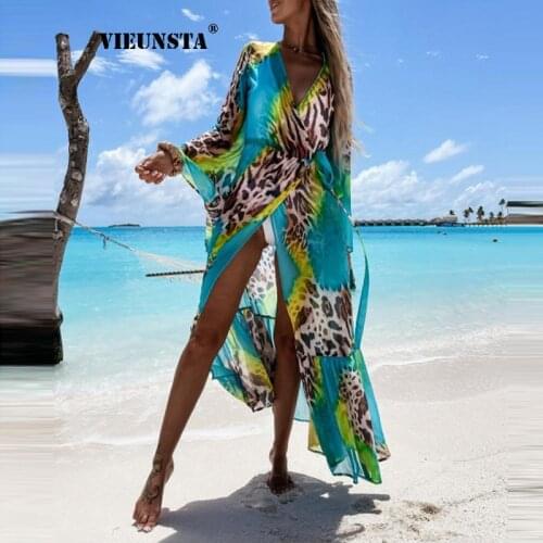 VIEUNSTA Summer Dresses With Sleeves