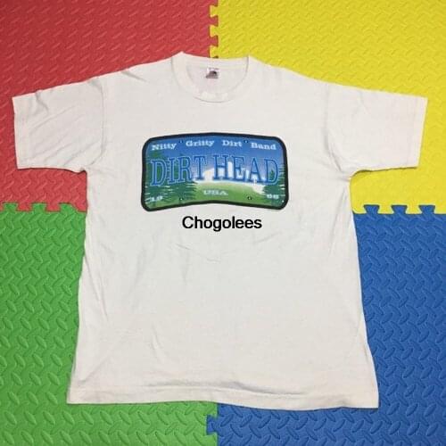 Vintage 90s Nitty Gritty Dirt Band Dirt Head t shirt