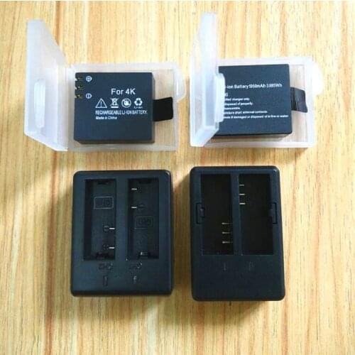 SOOCOO Original Accessories 1350/1050mAh Charger Li-ion Battery for S100 C10 C30 R SJCAM M10 SJ4000 SJ5000X H3 H9 Action Camera