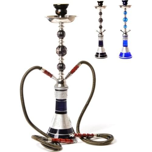 1Set Glass Shisha With Ceramic Bowl Hose Charcoal Tongs Narghile Completo Chicha Hookah Set Cachimba Pipe Tobacco Accessories