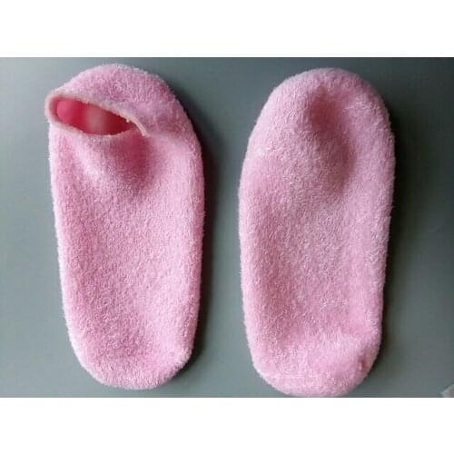 1 Pair Feet Gel Spa Socks Moisturizing Soften Repair Cracked Foot SkinTreatment Protector Foot Health Care Foot Mask