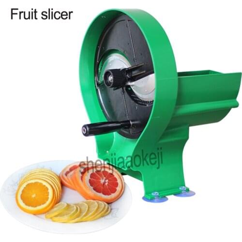 Commercial Manual Fruit Slicer 1-8MM Adjustable thickness lemon slicer Potato Ginger Lotus Root lemon orange apple slicer 1PC