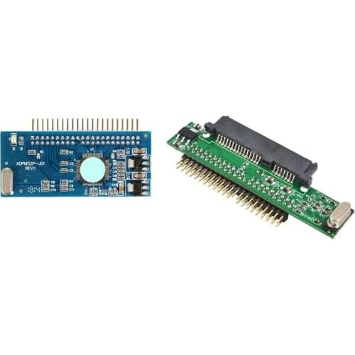 16Pin Micro-Sata Ssd 1.8 Inch to 2.5 Inch 44 Pin Ide Adapter Card & 7+15 Pin Sata Ssd Hdd Adapter