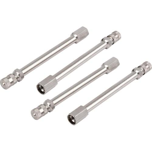 4Pcs Car Air Tyre Valve Stem Extension Rod Adapter For Car Truck Motorcycle Bike SUV RV Van 100mm Car Tools Accessories
