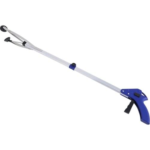 80cm Foldable Helper Grabber Long Arm Trash Pick Up Gripper Hand MS607 Garden Hand Easy Up Gripper Pick Trash Tools Kitchen J9Y6