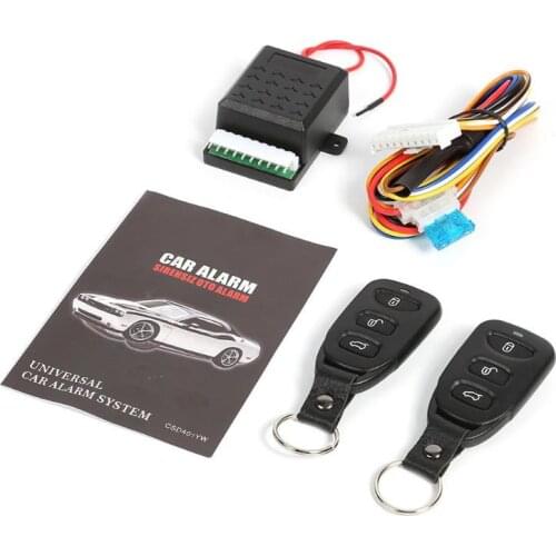 Car Remote Central Door Lock Locking Alarm Keyless Entry System Central Locking with Remote Control Car Alarm Systems