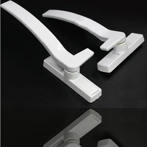 White Replacement UPVC Window Handles Right/ Hand Zinc Alloy Window Hardware Door Handle