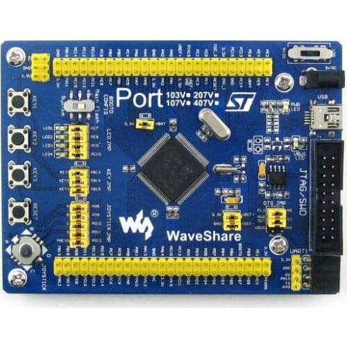 Free Shipping! 1pc ARM STM32 STM32F407VET6 development board core board minimum system board