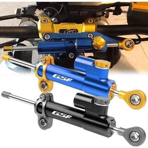 FOR SUZUKI GSF250 GSF600 GSF650 GSF1200 GSF1250 2001-2015 CNC Adjustable Motorcycles Steering Stabilize Damper Bracket Mount Kit