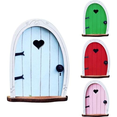 Pixie Elf Fairy Door Fairy Door Wooden Fairy Door Tree Decorations Elf Door Window Door Home Art
