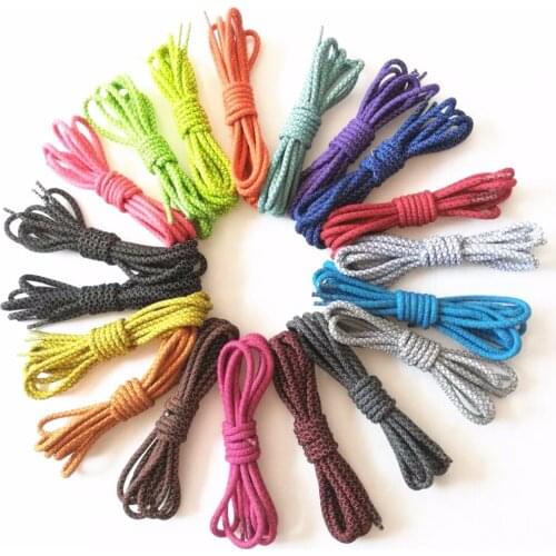 Quality 120cm Round Reflective Shoelaces 3M Sports Reflective Laces