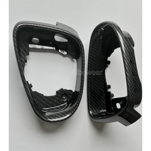 Carbon Look Side Mirror frame for VW Golf 6 MK6 GTI R20 gtd Wing Housing Replacement trim