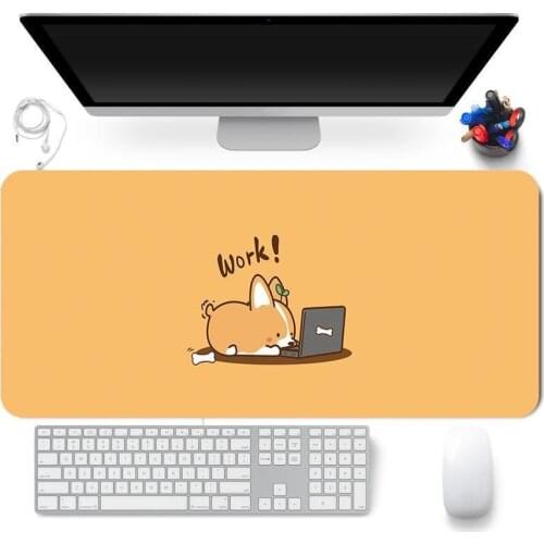 Cute Mouse Pad XXL Comtuper Desk Mat Large Mousepad Kawaii Gaming Accessoroes Laptop Gamer Keyboard MacBook Waterproof Maus Mat