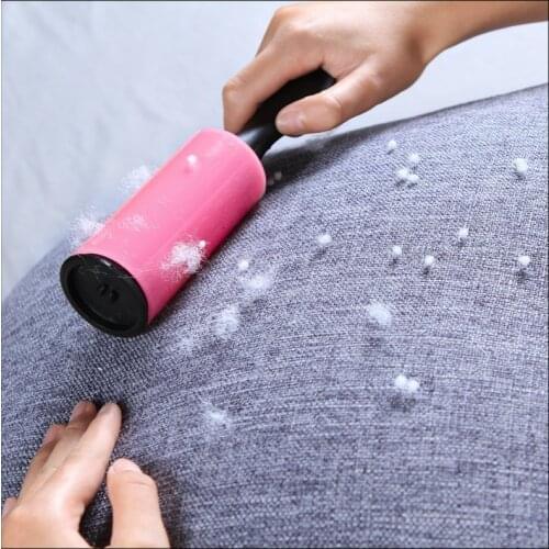 Lint Roller Reusable Washable Lint Roller Sticky Silicone Dust Wiper Pet Hair Remover Cleaning Brush Tools for Pet Cloth