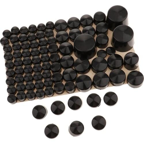 Dust-proof Nut Bolt Cap Cover Protection Cap Decorative Parts for Harley Touring 1994-2017, Motorcycle Screw Nut Cover