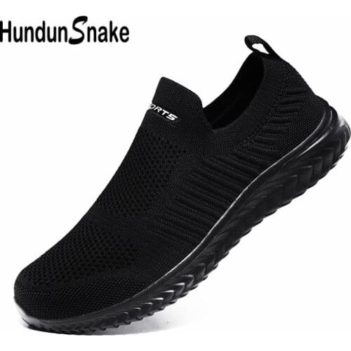Plus Size Summer Net Mens Running Shoes Man Sport Shoes Man Sneakers Sports Shoes Sock Trainers Black Scarpa Uomo Fitness E-424