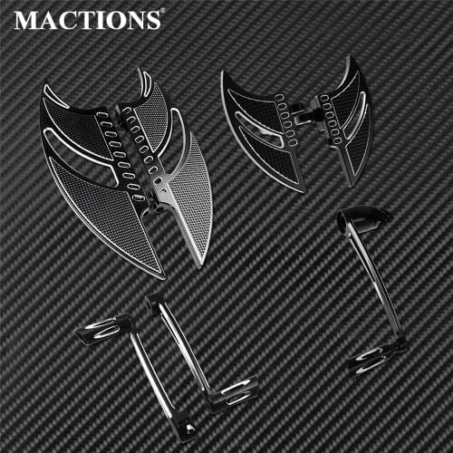 Motorcycle CNC Footpeg Driver Passenger Floorboards Shift Lever & Shift Pegs Brake Arm Set For Harley Touring 14-19 Road King