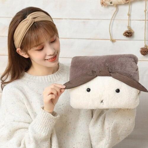 Removable and Washable Hot Water Bottle Rechargeable Warm Baby Plush Hand Treasure Electric Heater Hot Water Bag