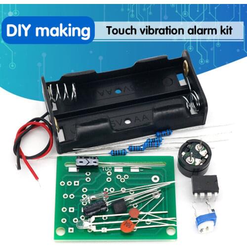 Touch vibration alarm kit electronic making maker DIY electronic training kit teaching kit, student laboratory