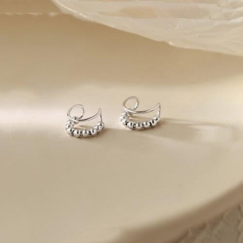 A Girl' Cilp Earring New Fashion Punk Ear Clips No Piercing Fake Cartilage Ear Ring Ear Bone Woman Girl Jewelry