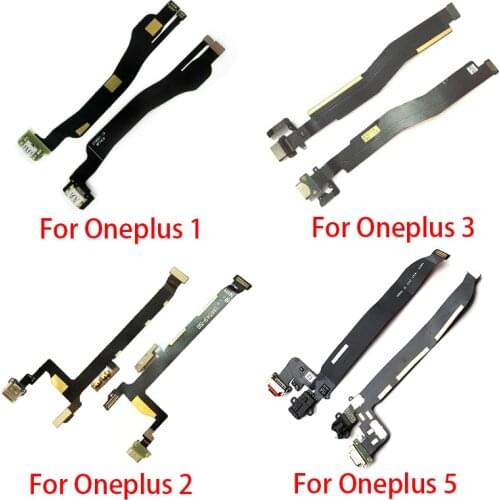 Charger Port Dock Connector Flex Cable For Oneplus 1 2 3 5 5T 6 7T 7 Pro Repair Parts