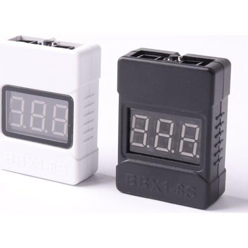 1-8S Low Voltage battery tester Buzzer Alarm 3.6-32V LED Volt Meter Lipo Voltage Indicator checker Prevent Reverse connection