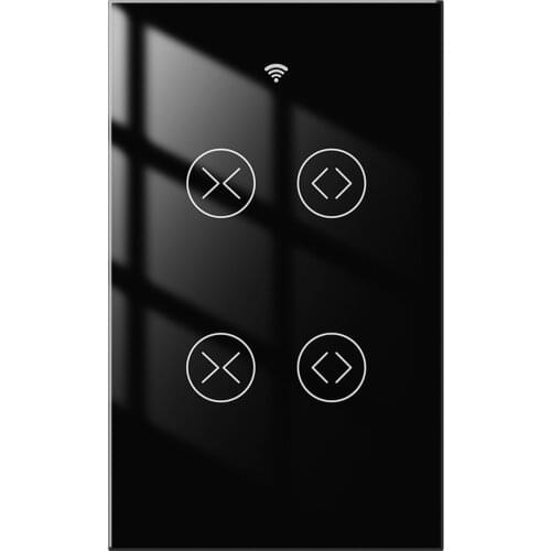 Wi-Fi Smart Curtain Switch Module RF433 Remote Control Voice Touch Control Compatible with Alexa Google Home Schedule Smart Home