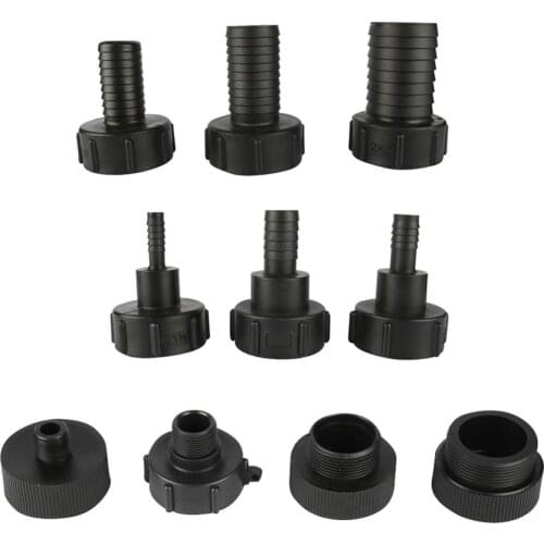 Inlet S60 Coarse Female Thread IBC Tank Connector 3/4" 1" 1.5" 2" Male Thread 1/2" 3/4" 1" 1.25" 1.5" 2" Pipe Interface Outlet