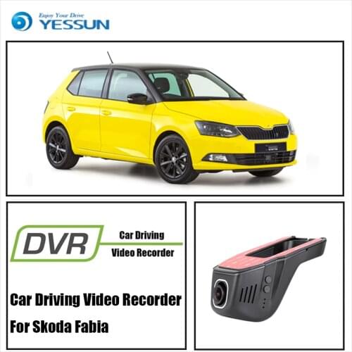 YESSUN For Skoda Fabi Car Front Dash Camera CAM DVR Driving Video Recorder WiFi APP Car DVR Camera Video Recorder 1080p