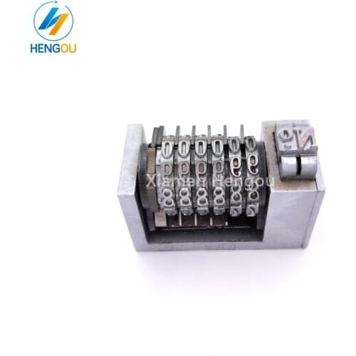 2 Pieces brand new 6 digit numbering machine 4x8 all stainless steel jump backwards