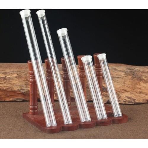 200Pcs/Lot Clear Acrylic Incense Tube 5g/10g/15g/20g Incense Sticks Barrel Storage Box Package Gift Boxes Factory Wholesale