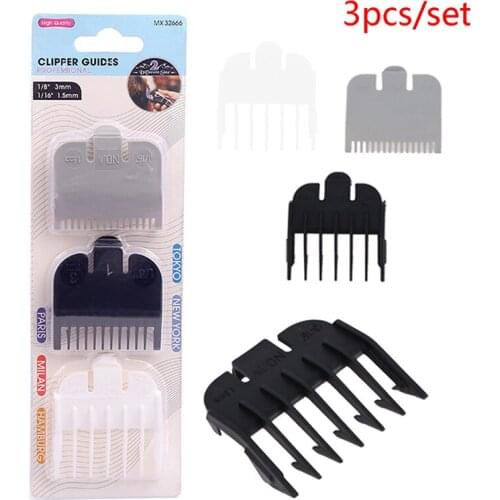 3Pcs Universal Hair Clipper Limit Comb Guide Attachment Size Barber Replacement Whosale&Dropship 1.5mm/3mm/4.5mm