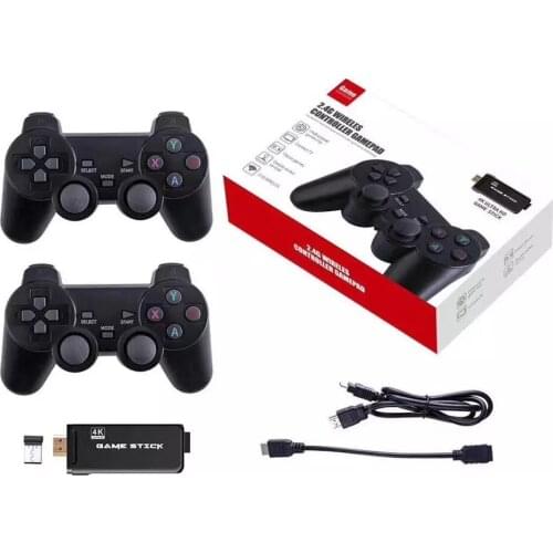 4K HD 64bit 32GB 3550 Games Video game Console 2.4G Wireless for CPS PS1 Mini Retro Joystick Double Gamepad Controller Gift