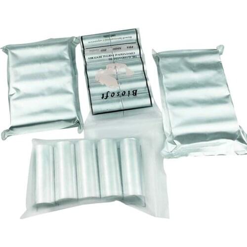 5Cans/Bag Large Dental Materials Denture Flexible Acrylic With Blood Streak