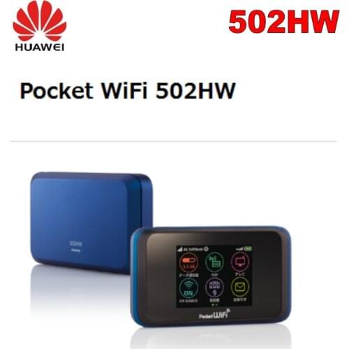 Free shipping wholesale Huawei 502hw Original 4G wireless Router unlocked Lte WIFI
