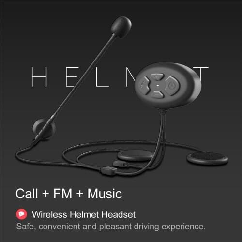 Bluetooth 5.0 Motor Helmet Headset Motorcycles Wireless Handsfree Stereo Earphone Motorcycle Helmet Headphones MP3 Speaker