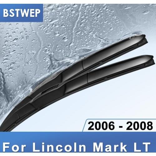 BSTWEP Hybrid Wiper Blades for Lincoln Mark LT Fit hook Arms