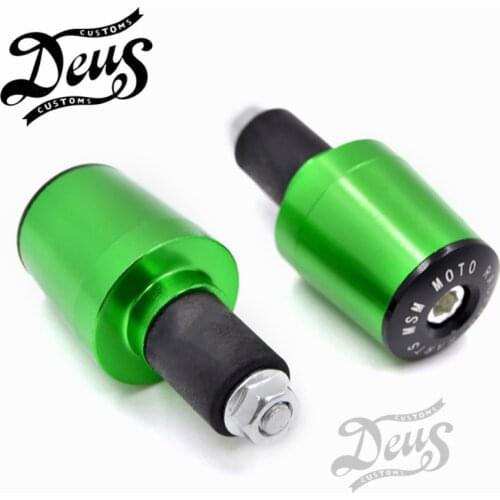 Handle Bar Ends Grips Universal for Honda Ducati Yamaha Kawasaki 7/8" 22mm Motorcycle Handlebar Counterweight Plug Slider