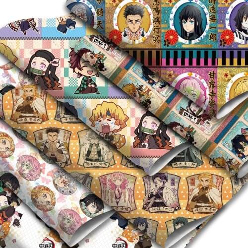 Cartoon Characters Faux Leather Sheets Synthetic Leather Fabric Roll Sewing Materials for Earrings Hair Bow Handbags Pouches