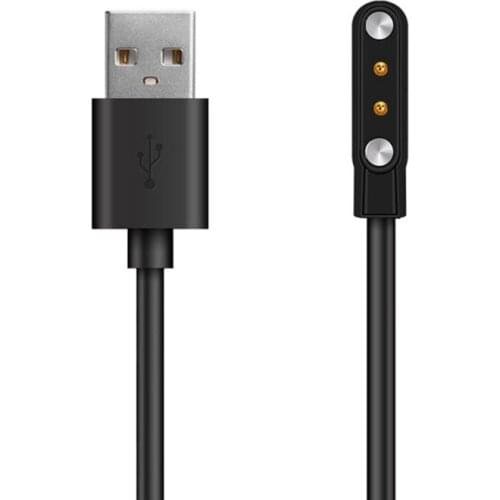 28EA Magnetic Chargers 2 Charging Pins for iWO W26 40MM 44MM Pro Smart Watch Portable Charger with USB Cord Safe Charing