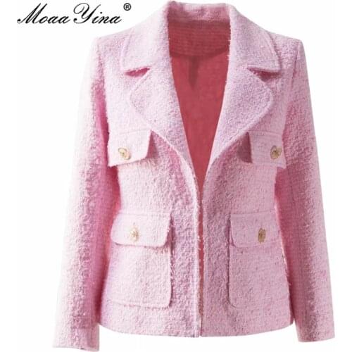 Женские модные куртки MoaaYina China At AliExpress