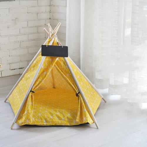 2020 New Creative Portable Dog Tent Indoor Foldable Dogs House 4-corner 5-corner Pet Tents Animal Product Beds Cushions Supply