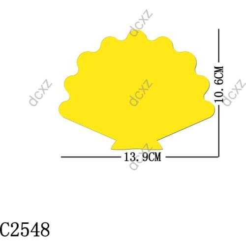 New shell Wooden die Scrapbooking C2548 Cutting Dies Multiple sizes