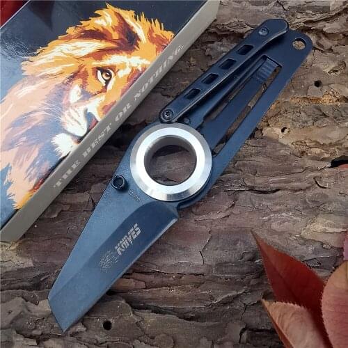 Outdoor Tactical Camping Hunting Survival Pocket Quick Folding Knife Portable 5cr13mov Steel Combat EDC Knives Utility Tools