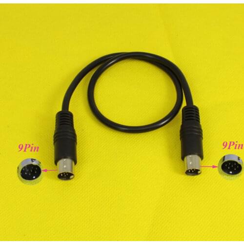 Connector Link Cable Replacement Fit For Sega 32x To Genesis 2 & 3 Generation Console,9P TO 9P