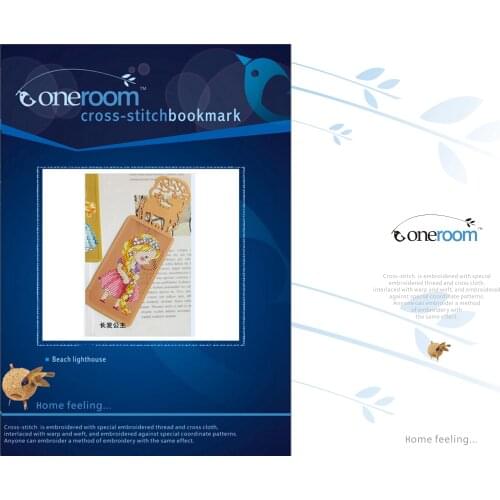 Red girl DIY Craft Stich Cross Stitch Bookmark Metal Silver Golden Needlework Embroidery Crafts Counted Cross-Stitching Kit